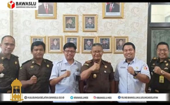 Silaturrahmi Bawaslu HSS ke Kejaksaan Negeri Hulu Sungai Selatan