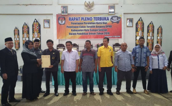 Penetapan Perolehan Kursi dan Calon Terpilih Anggota DPRD Kab. HSS