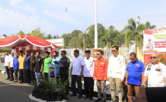 Bawaslu HSS Pimpin Pembacaan Deklarasi Wujudkan Pemilu Damai Tahun 2024