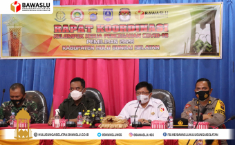 Rapat Koordinasi Pokja Pencegahan COVID-19