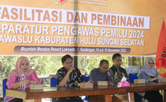 Samakan Pemahaman diantara Panwaslu Kecamatan dalam Pengawasan, untuk Wujudkan Pemilu Damai.