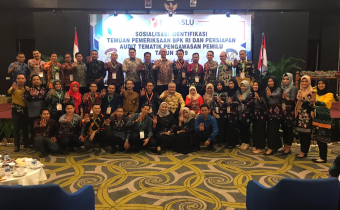 BawasluHSS Hadir Kegiatan Sosialisasi Identifikasi Temuan BPK RI dan Persiapan Audit Tematik Pengawasan Pemilu