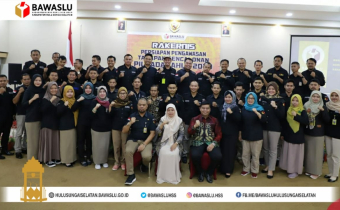 Persiapan Pengawasan Tahapan Pencalonan Pilkada 2020