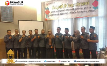 Rakor Bawaslu Kabupaten/Kota se-Kalimantan Selatan