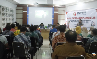 Bawaslu HSS Laksanakan Sosialisasi dan Implementasi Peraturan dan Non Peraturan Bawaslu pada Tahapan Pemilu Tahun 2024