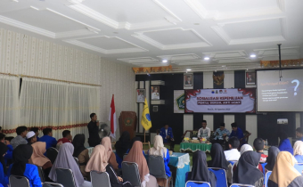 Bawaslu HSS Sampaikan Pemilu Bersih Tanpa Hoax Kepada Mahasiswa.