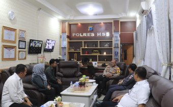 Wujudkan Pemilu Damai 2024, Bawaslu Audiensi Dengan Kapolres.