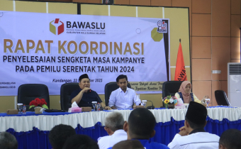 Panwaslu Kecamatan Harus Mampu Menyelesaikan Sengketa Antar Peserta Pemilu Nantinya.