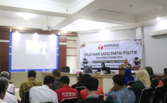 Bawaslu HSS Gelar Pelatihan Saksi Partai Politik Pada Pemilu Tahun 2024