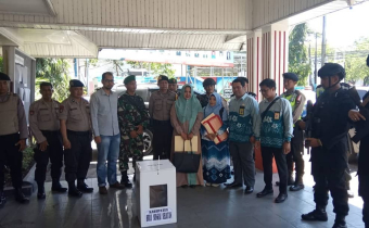 Pengawasan Pergeseran Kotak Suara Pasca Rekapitulasi di Kab. HSS