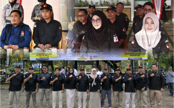 Bawaslu HSS Beserta Jajaran Hadiri Apel Gelar Pasukan Operasi Mantap Praja Intan 2024