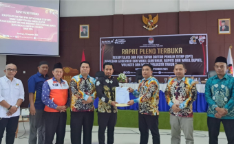 DPT Pemilihan Kepala Daerah Kabupaten HSS Ditetapkan, Bawaslu Berikan Masukan
