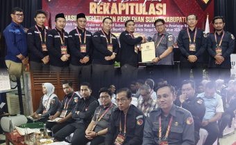 Bawaslu Pastikan Rapat Pleno Terbuka Tingkat Kabupaten Berjalan Sesuai Mekanisme dan Aturan yang Berlaku