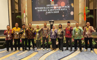 Bawaslu HSS Hadiri Rakornas Data dan Informasi Gelombang I di Makassar