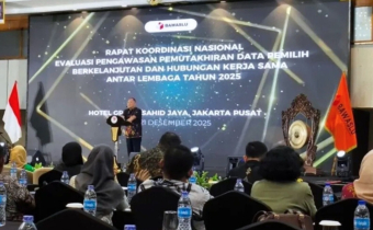 Rakornas Evaluasi PDPB 2025, Bawaslu HSS Ikuti Penguatan Pengawasan dan Kerja Sama Antar Lembaga