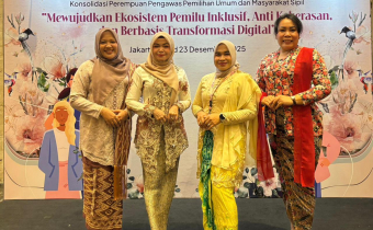 Penguatan Peran Perempuan Pengawas Pemilu, Bawaslu HSS Ikuti Konsolidasi Nasional