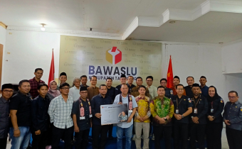 Pimpinan Bawaslu RI Kunjungi Kalsel, Bawaslu HSS Hadiri Rangkaian Kegiatan