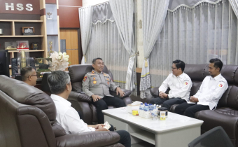 Audiensi Bersama Kapolres, Perkuat Sinergi Pengawasan Pemilu