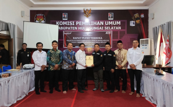 Pleno PDPB Triwulan I 2026 Tetapkan 179.488 Pemilih di Hulu Sungai Selatan