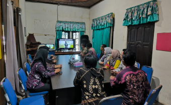 Semarak HUT Ke-18, Bawaslu HSS Hadiri Peringatan Daring Bersama Bawaslu RI