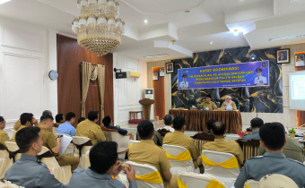 Perkuat Sinergi Politik Daerah, Bawaslu HSS Hadiri Kegiatan Kesbangpol